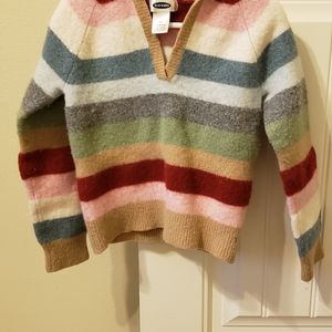 Girl's striped sweater. Excellent condition.